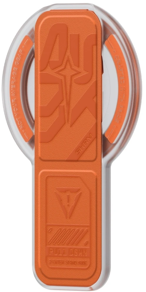 Magnetic handle Skinarma Arch XE Phaze Smart Grip-Stand oranžinės spalvos