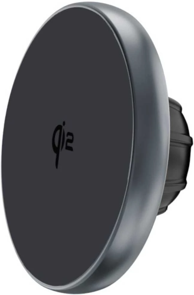Magnetinis laikiklis 4smarts ekrano laikiklis Qi2 monitorius laikiklis išmaniesiems telefonams pilkas