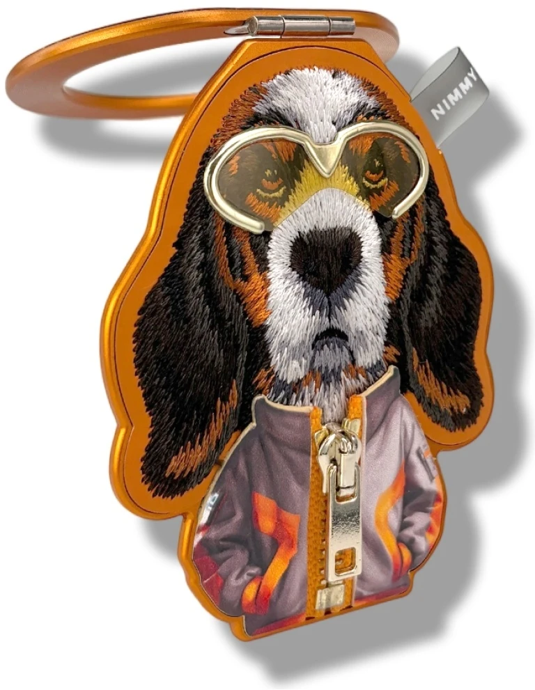 Magnetic pendant Nimmy Cool&Cute 2.0 Dog oranžinės spalvos