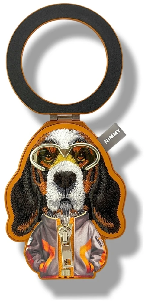 Magnetic pendant Nimmy Cool&Cute 2.0 Dog oranžinės spalvos