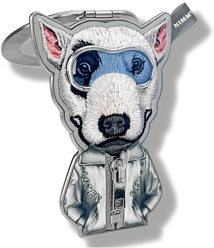 Magnetic pendant Nimmy Cool&Cute 2.0 Dog pilkos spalvos