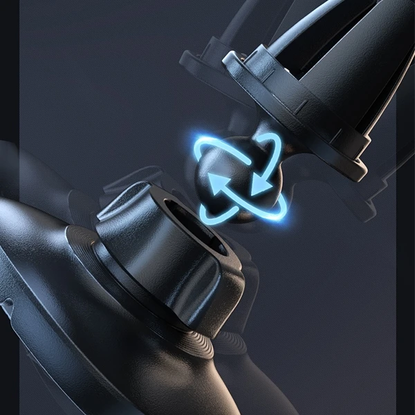 AWEI magnetic car holder X21 for air vent juodas
