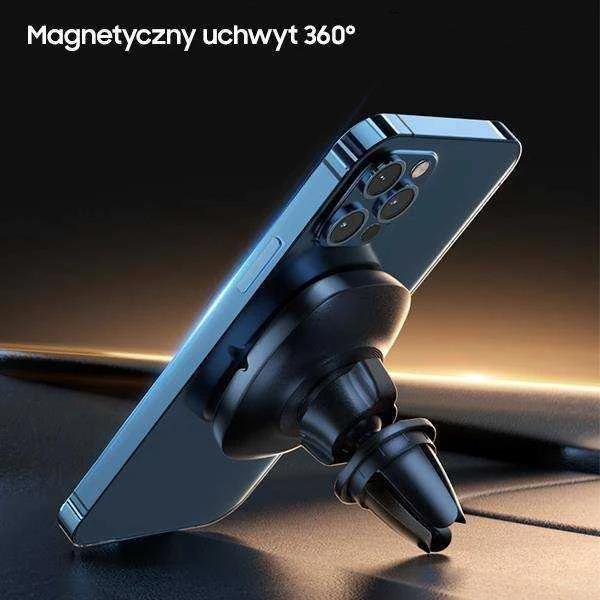 AWEI magnetic car holder X21 for air vent juodas