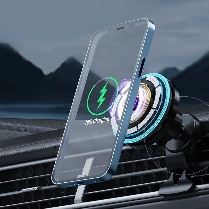 MAGNETINIS BELAIDIS AUTOMOBILINIS LAIKIKLIS T-PHOX iMAG Juodas