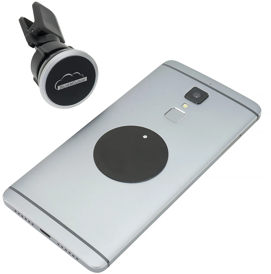 Magnetinis laikiklis Silvercloud Easy Drive 12 mobiliajam telefonui ventiliacijos grotelėse