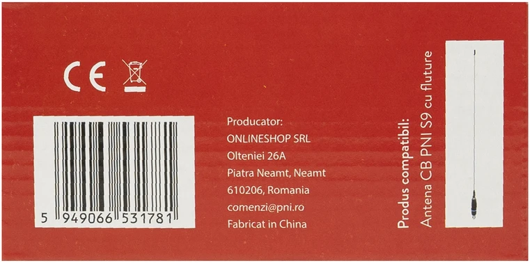 Magnetinis pagrindas PNI 145/DV 145mm su 4m kabeliu ir PL259 jungtimi