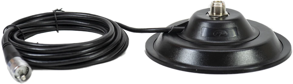 Magnetinis pagrindas PNI 145 / PL 145mm su 4m kabeliu ir PL259 jungtimi