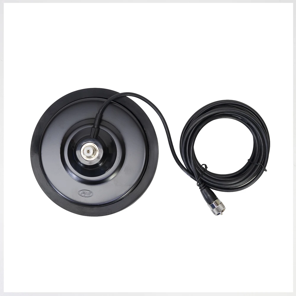 Magnetinis pagrindas PNI 170/PL 170 mm, plonas, su 4m kabeliu ir PL259 jungtimi