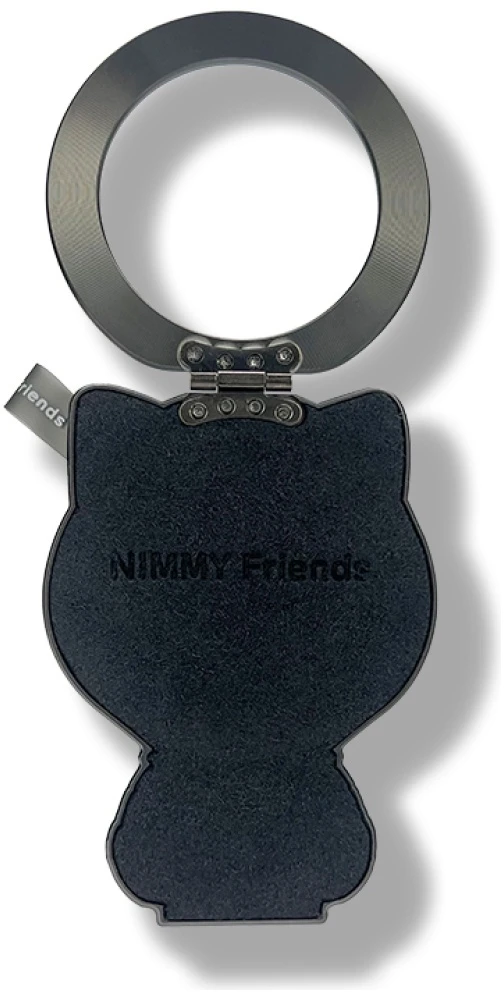 Magnetic pendant Nimmy Cool&Cute 2.0 Wolf juodos spalvos