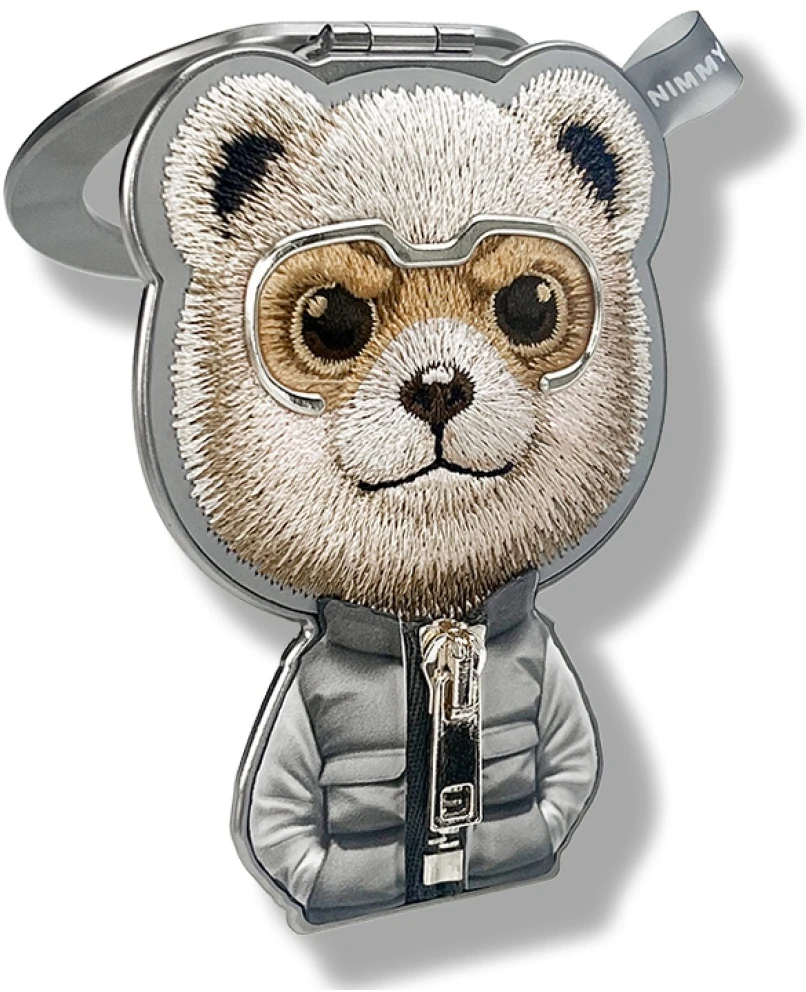 Magnetic pendant Nimmy Cool&Cute 2.0 Bear pilkos spalvos
