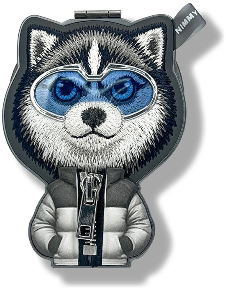 Magnetic pendant Nimmy Cool&Cute 2.0 Wolf juodos spalvos