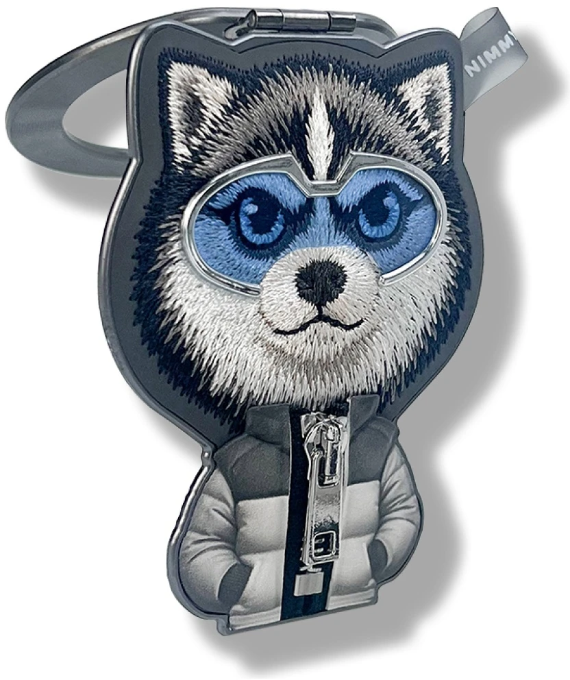 Magnetic pendant Nimmy Cool&Cute 2.0 Wolf juodos spalvos