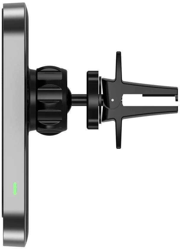 MagSafe Automobilinis laikiklis su 15W belaidžiu įkrovimu for Supply / ventiliacijos grotelėms USB-C Tech-Protect CW19 juodos spalvos
