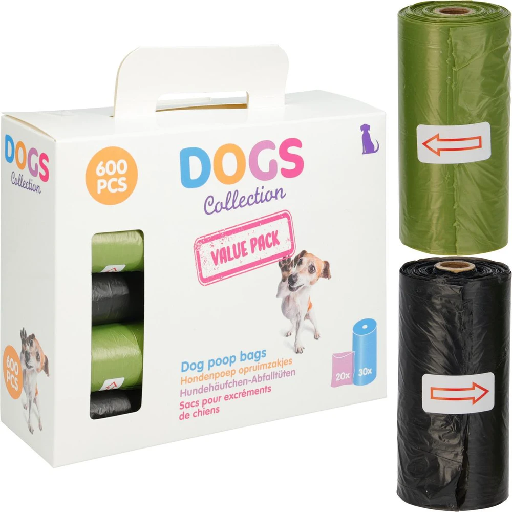 Šunų išmatų maišeliai 600 vnt. Dogs Collection