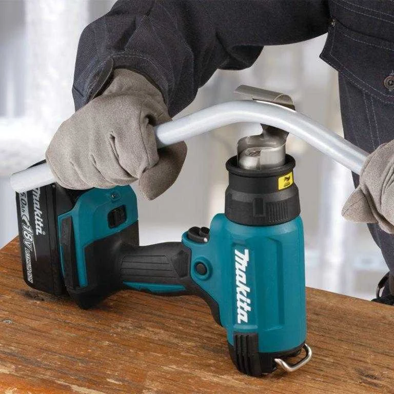 Makita karšto oro fenas DHG180Z LXT 18V, 550C°, 200 l/min, be akumuliatorių ir kroviklio