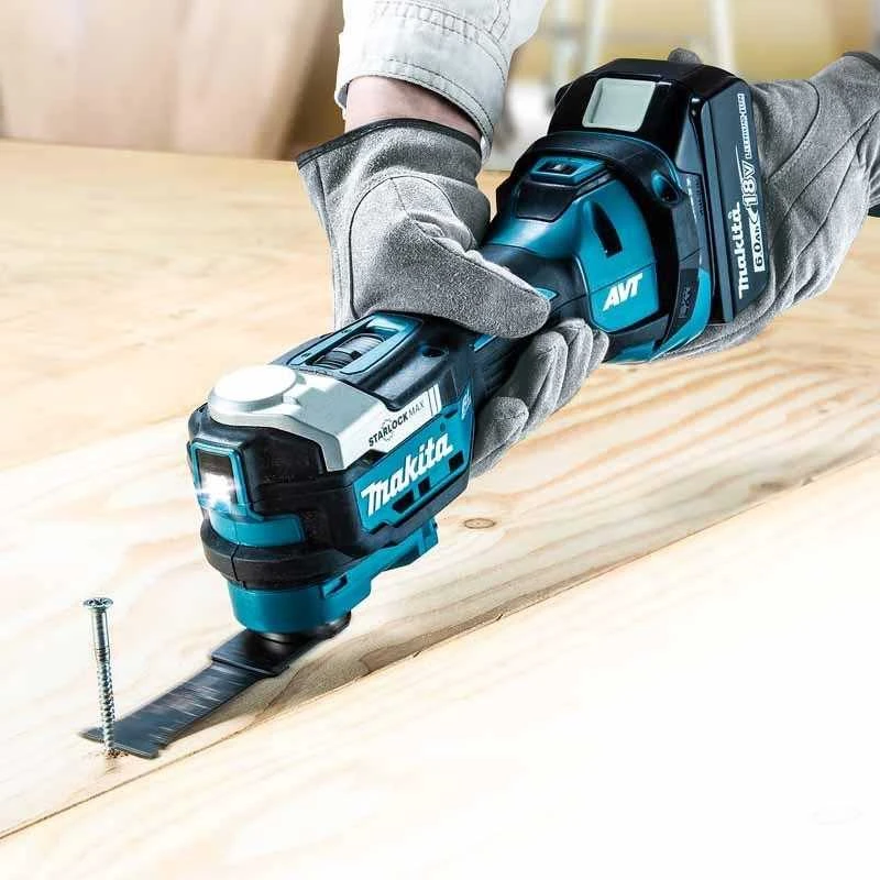 Makita DTM52Z Akumuliatorinis universalus švytuoklinis įrankis 18V, 10000-20000 jud/min, judesio kampas 3,2°,Starlock MAX, BL-motor, Be akumuliatorių ir kroviklio!