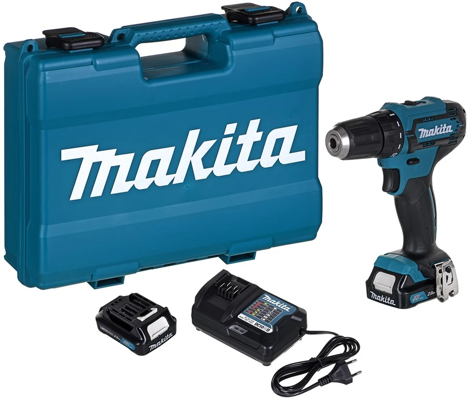 Makita Akumuliatorinis gręžtuvas DF333DWAE 12V Max, 2x2,0Ah