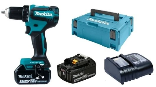 Makita 18V gręžtuvas su priedų komplektu