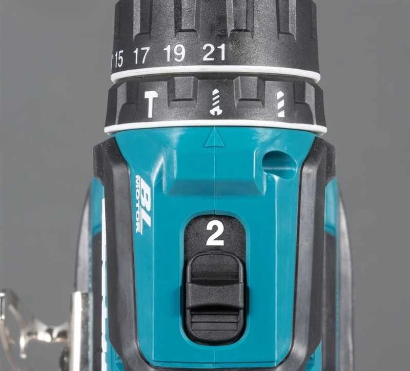 Makita DHP485Z Akumuliatorinis smūginis gręžtuvas, 18 V, 50/25 Nm, 1,7kg, LED, BL-motor, Be akumuliatorių ir kroviklio!