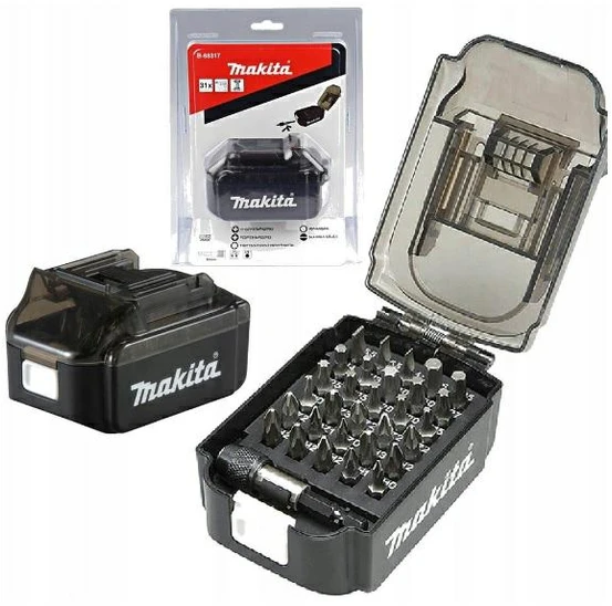 Makita Sukimo antgalių komplektas “Akumuliatorius Li-ion” 31 vnt. B-68317