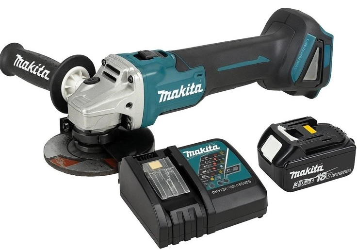 Makita Cordless angle grinder 3Ah w/ charger