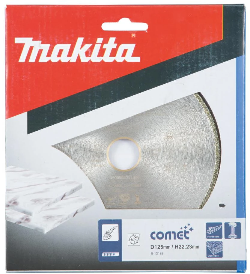 MAKITA DEIMANTINIS DISKAS 125×22,23mm PILNAS (ŠLAPIAM PJOVIMUI) MARMURAS