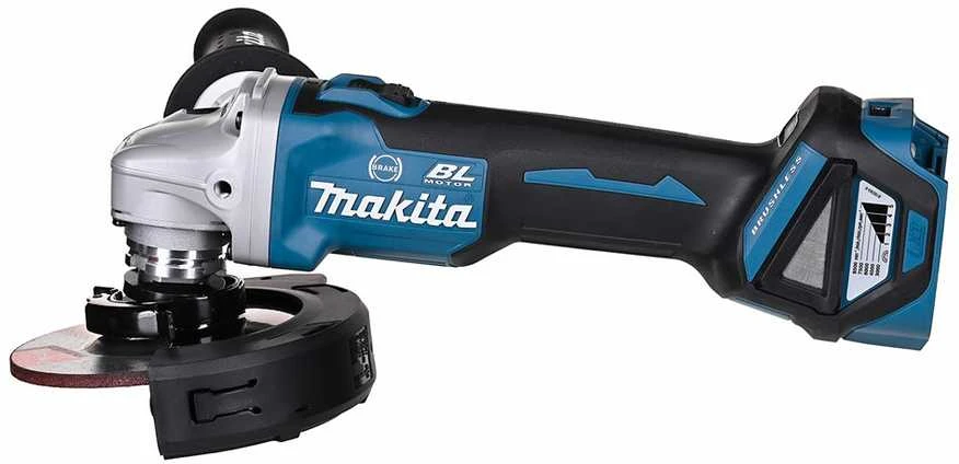 Makita akumuliatorinis kampinis šlifuoklis DGA513Z 18V, be akumuliatoriaus ir kroviklio