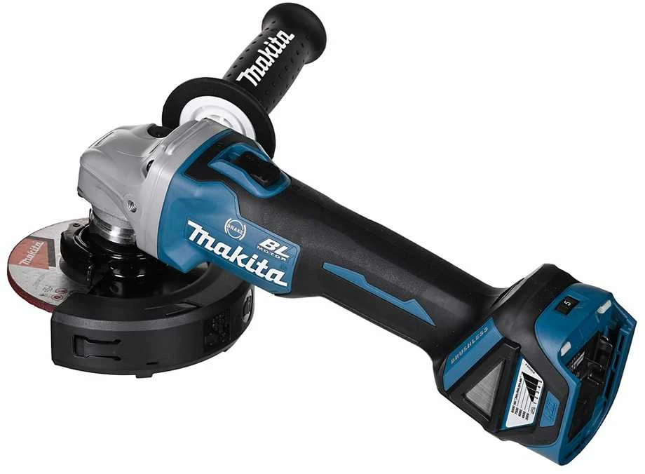Makita akumuliatorinis kampinis šlifuoklis DGA513Z 18V, be akumuliatoriaus ir kroviklio