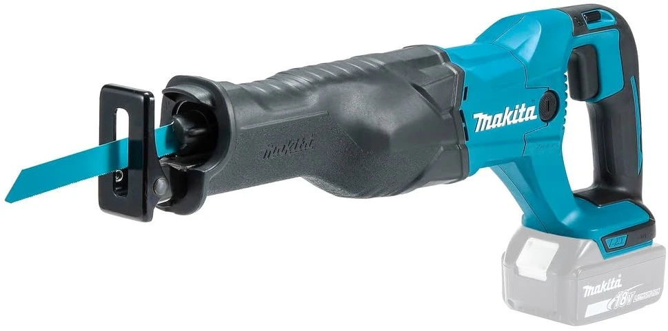 Akumuliatorinis tiesinis pjūklas Makita DJR186ZK, 18 V, be akumuliatoriaus ir kroviklio