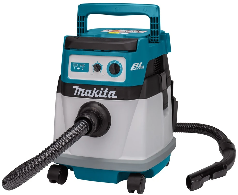Makita DVC155LZX2 Akumuliatorinis dulkių siurblys 2x18 V Li-ion; Be akumuliatorių ir kroviklio! RAMIOJE!