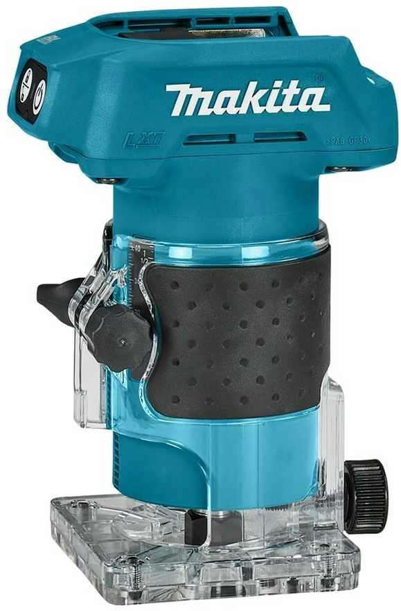 Makita DRT52Z Akumuliatorinis freza 6mm, 30.000 r/min, komplektuojama be akumuliatorių ir kroviklio!