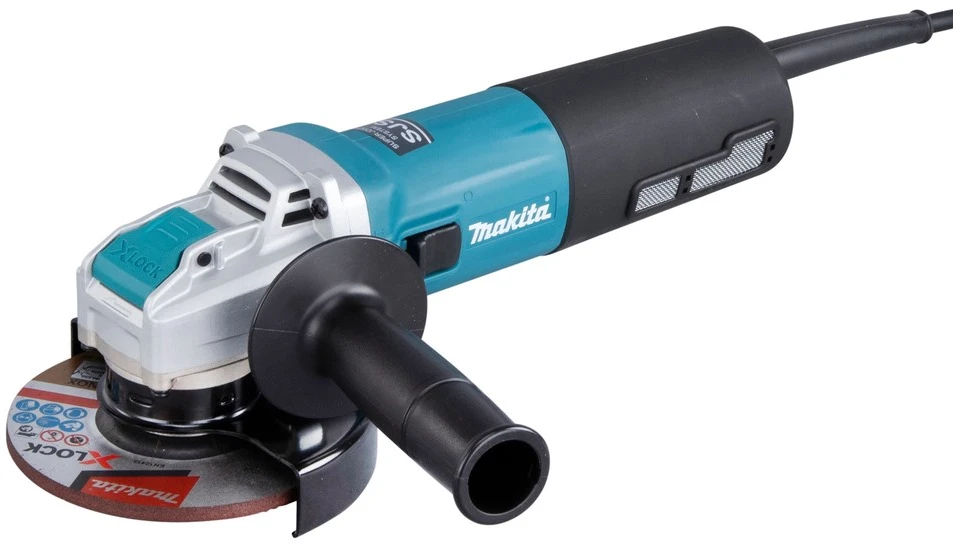 Makita GA5080RX02 Kampinis šlifuoklis 1400W, 125mm, X-LOCK, SJS, AVT