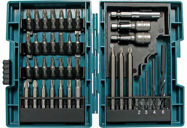Makita Grąžtų / sukimo antgalių rinkinys B-54106 38 vnt. • Magnetinis laikiklis
