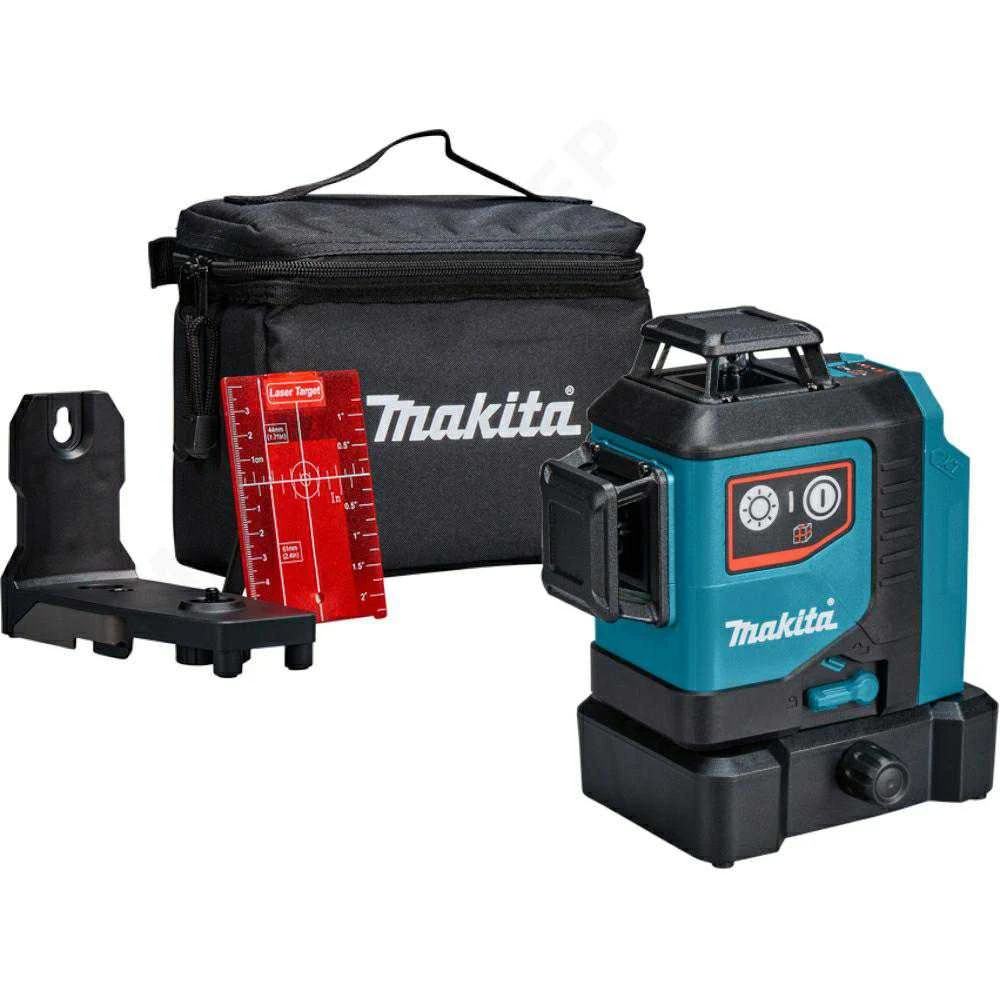 Makita Akumuliatorinis 360° CXT® lazerinis nivelyras SK700D 12Vmax • Raudono spindulio • 25 m