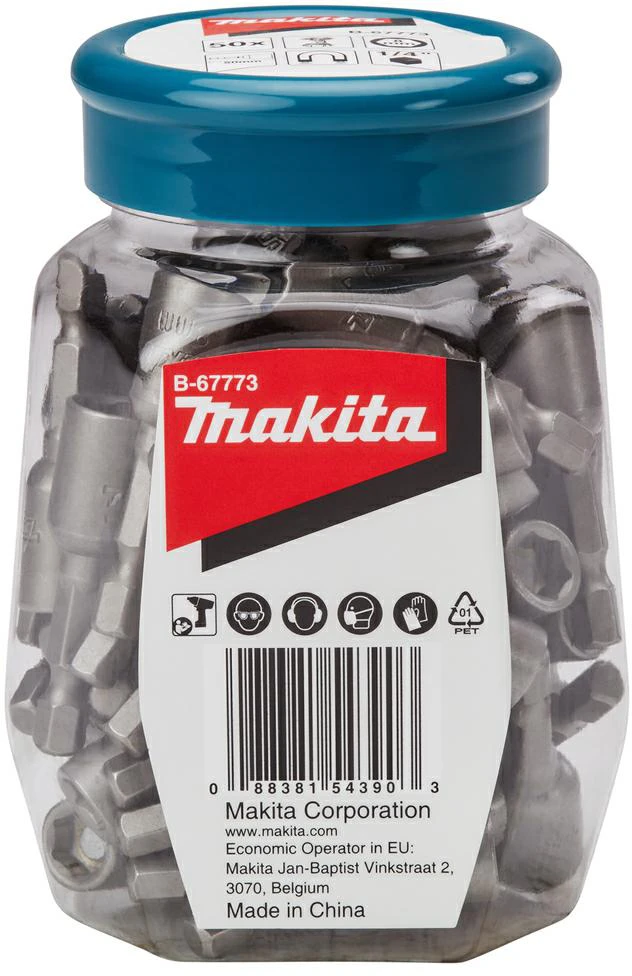 MAKITA MAGNETINIS ANTGALIS 1/4″ HEX 8x50mm /50vnt.