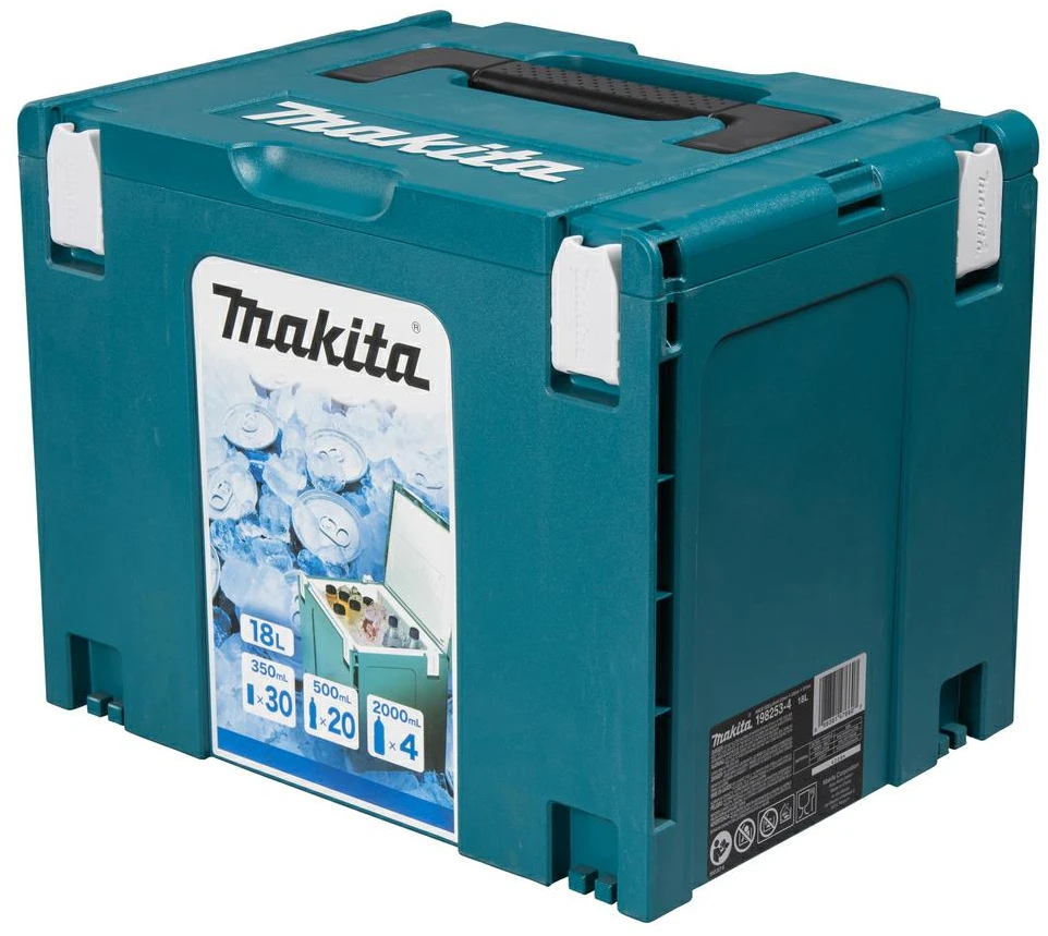 Makita MAKPAC Šaltdėžė nr.4 18l 198253-4 350ml - 30vnt. ir 500ml. PET - 20vnt.