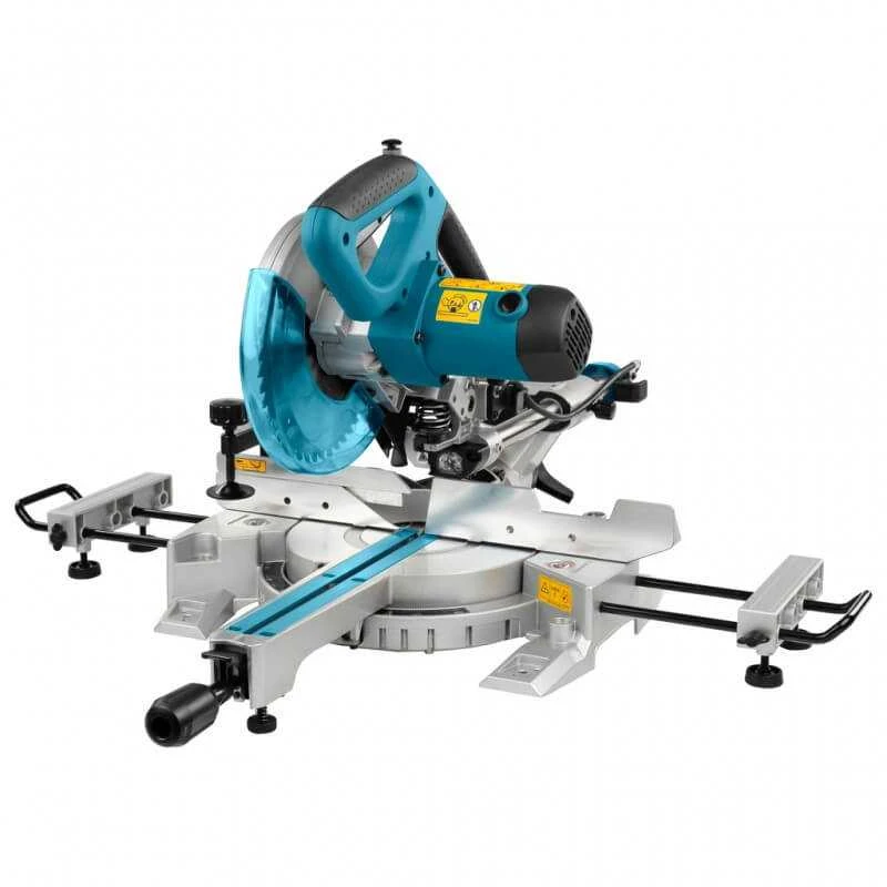 Makita LS0815FLN Pjovimo staklės, 65x305 mm,diskas: 216x30 mm, 1400 W, darbinis šviesos diodas&laserinis žymeklis, 14,1kg