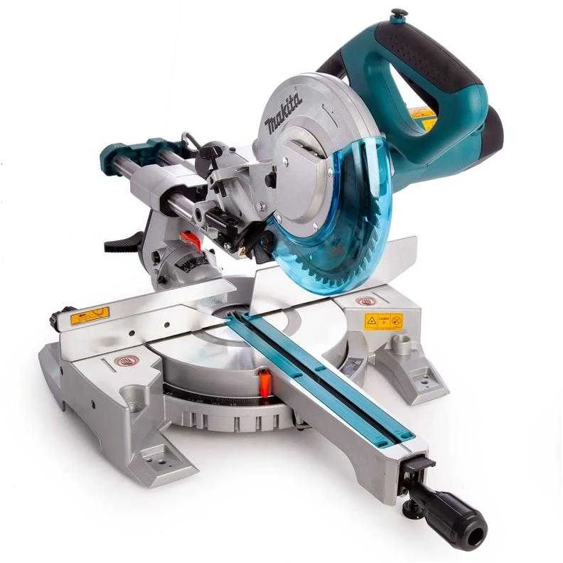 Makita LS0815FLN Pjovimo staklės, 65x305 mm,diskas: 216x30 mm, 1400 W, darbinis šviesos diodas&laserinis žymeklis, 14,1kg