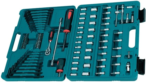 Įrankių komplektas Makita P-46470; 91 vnt.