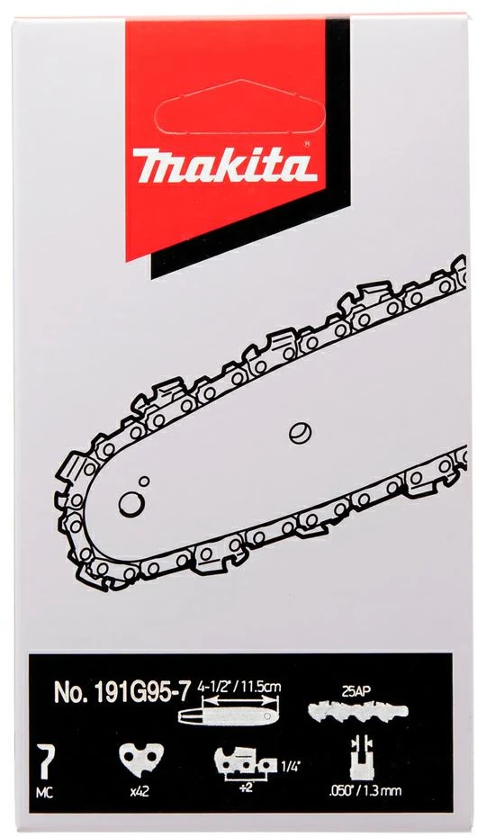 Makita Grandinės MC 25AP 11,5cm/6-1/4", 1/4" ,1.3mm, 42H, 191G95-7