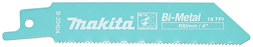 Makita Tiesinio pjūklo pjūkleliai BiM 100x0,9mm (18tpi), 5Vnt., Metalui B-20404