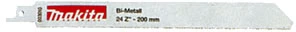 Makita Tiesinio pjūklo pjūkleliai 200X0.9MM (24TPI), 5vnt., metalu P-04949