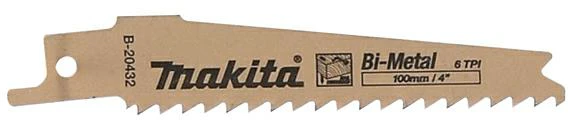 Makita Tiesinio pjūklo pjūkleliai BiM 100x0,9mm (6tpi), 5Vnt, B-20432