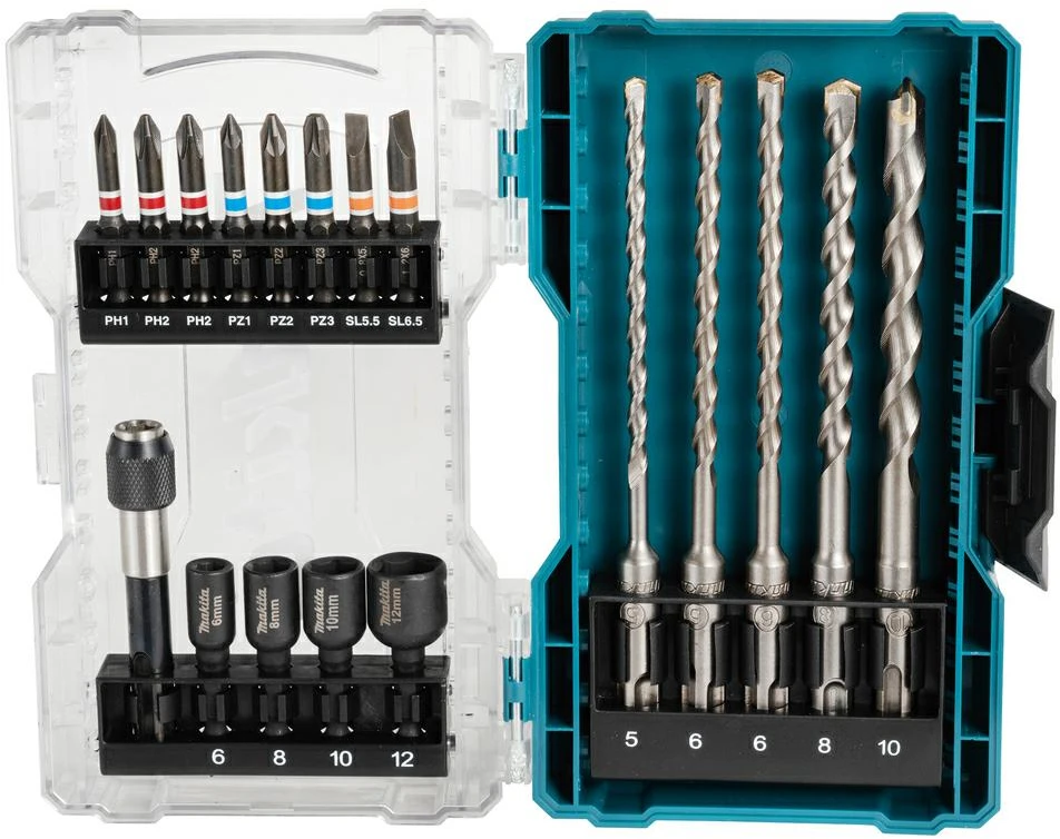Grąžtas Makita E-07026 Sukimo antgalių komplektas 18 vnt.