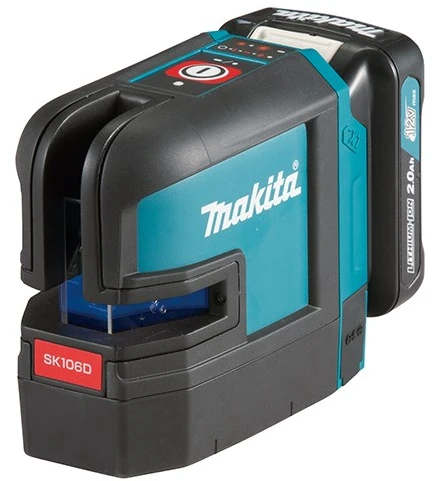 Makita SK106DZ Lazerinis nivelyras su automatinio niveliavimo funkcija, tikslumas ± 0,3mm/1m, IP54
