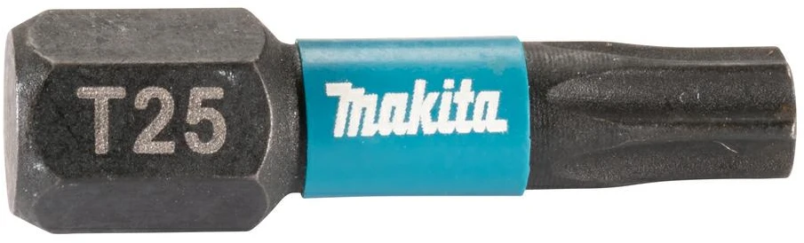 Makita Sukimo antgalis , T25X25mm, 25vnt. IMPACT Juodas E-12398