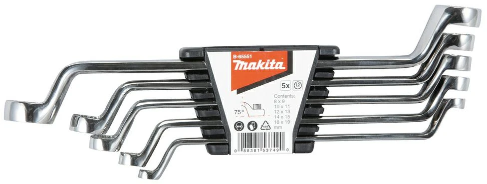 Makita Dvikilpių veržliarakčių rinkinys 5vnt. B-65551