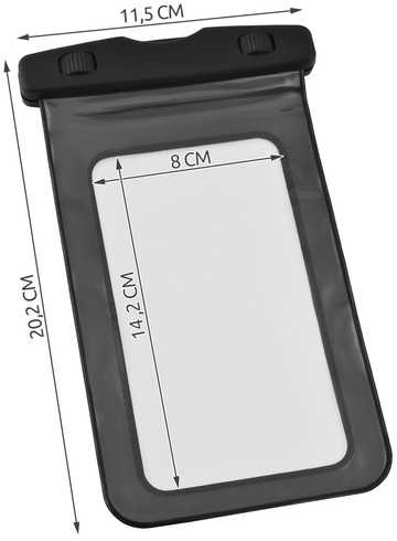 Malatec Atsparus vandeniui Phone Case - Juodas 23414