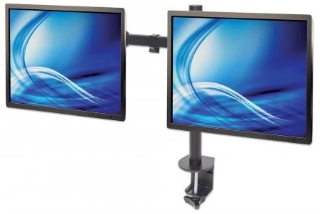 Manhattan 461528 monitoriaus laikiklis arba stovas 81,3 cm (32″) Stalas Juoda