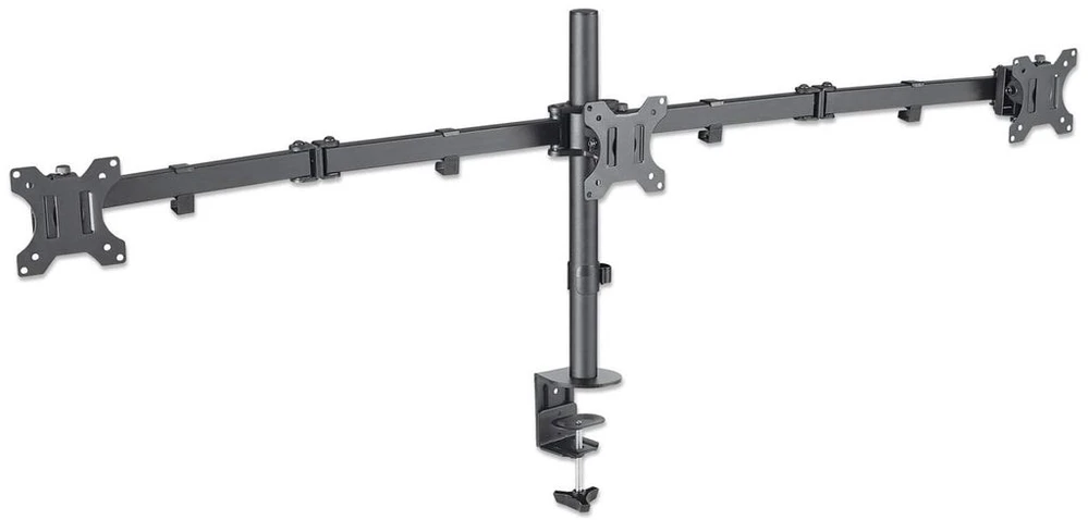 Manhattan 461658 monitoriaus laikiklis arba stovas 68,6 cm (27") Gnybtas Juoda
